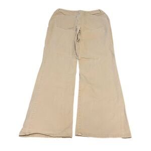 Liz Claiborne Jean Women Villager Sport Khaki Stretch, Mid Rise Size 8 Waist 28"